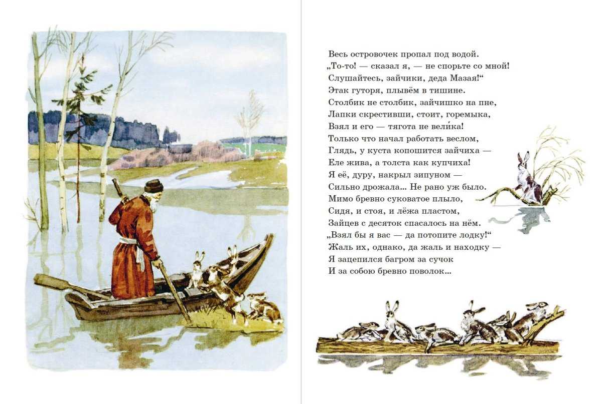 Стихотворение «дед мазай и зайцы» н. некрасова: краткий анализ и описание сюжета, план пересказа для читательского дневника