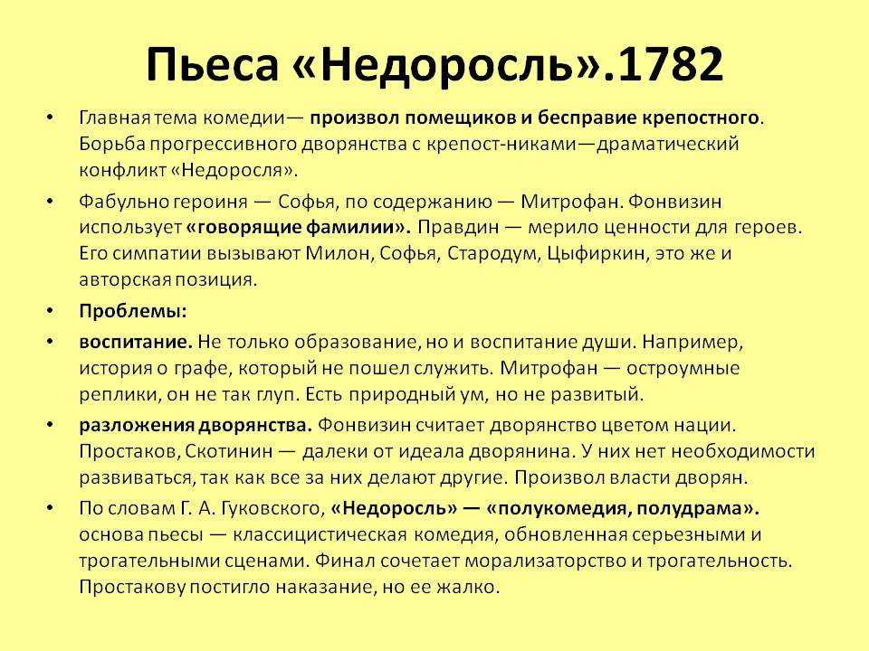 Подборка цитат и высказываний героев из комедии д. фонвизина «недоросль»