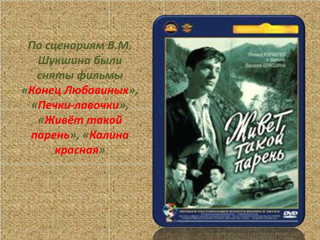 Живёт такой парень (шукшин)