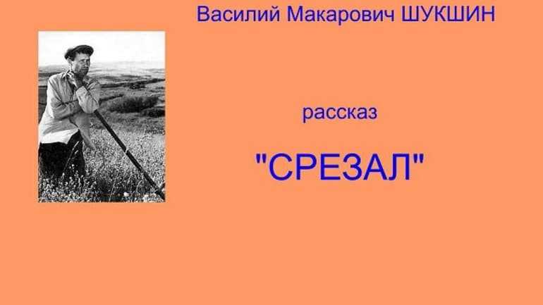 Характер глеба капустина из рассказа срезал. сочинение по рассказу «срезал. василий шукшин. срезал. читает п. шкалов