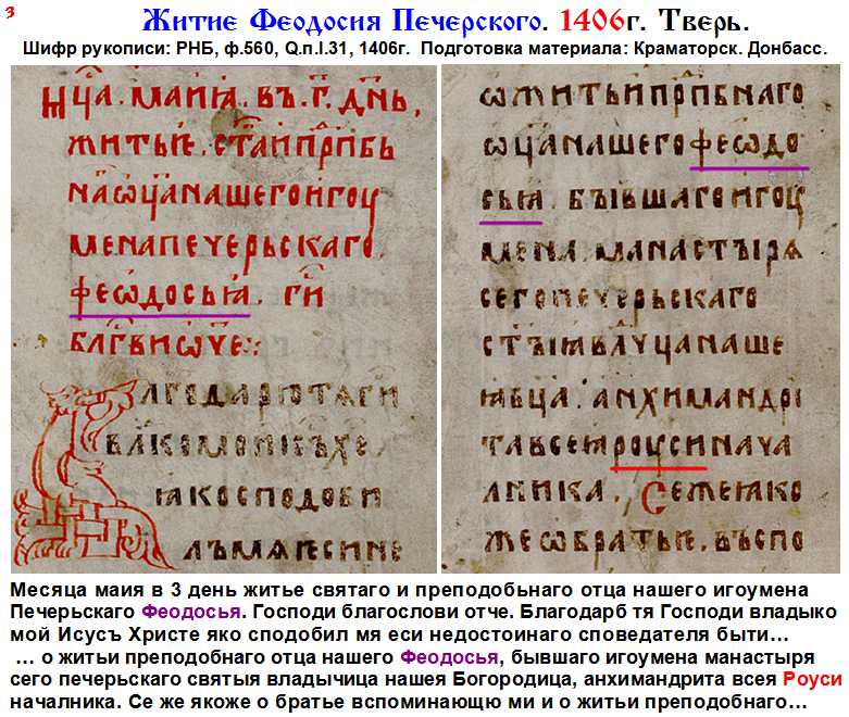 Житие феодосия печерского: краткая биография, чудеса и почитание святого + написание преподобным литературных трудов
