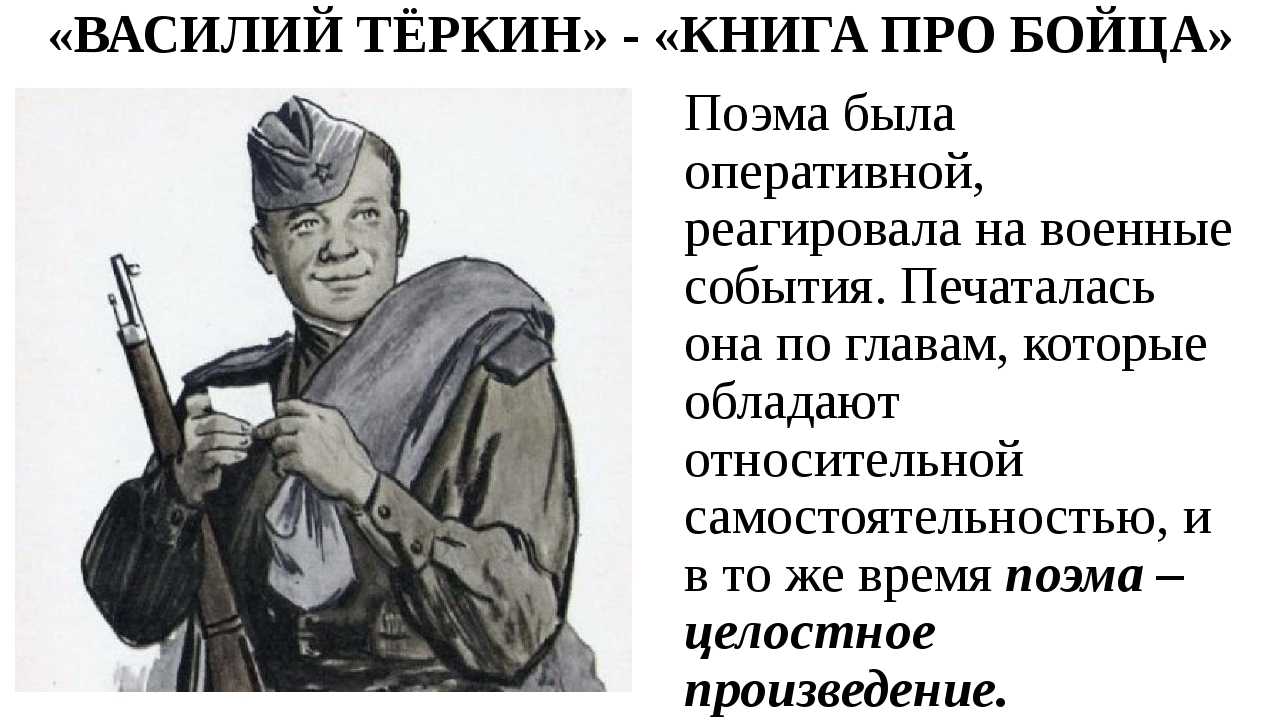 Образ василия тёркина, описанный твардовским в поэме о солдате