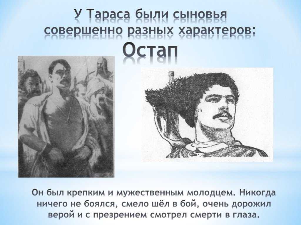 Характеристика героя тарас бульба, гоголь. краткая, подробная, видео