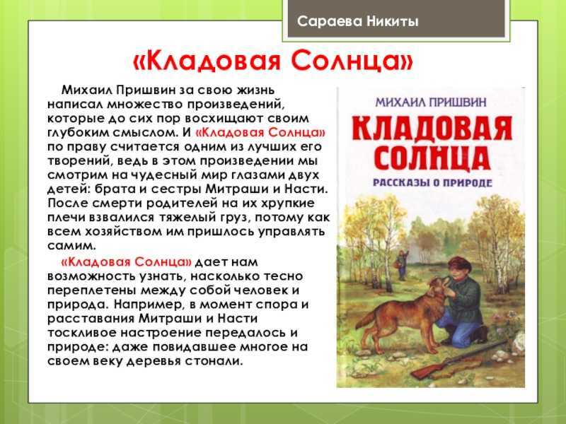 Элементы сказки и были в произведении м.м. пришвина «кладовой солнца» ℹ️ волшебное и реальное в книге, анализ сюжета, жанр произведения