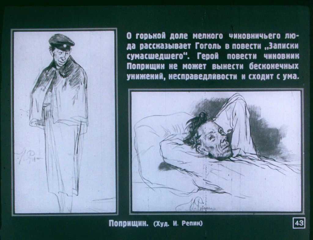 «записки сумасшедшего» — краткое содержание повести н.в. гоголя