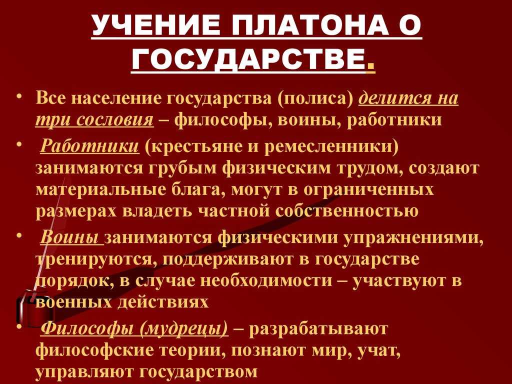 Платон. теория идеального государства
