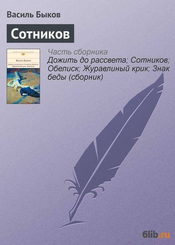 Зима По полю, соблюдая осторожность, идут артиллерист Сотников и пехотинец Рыбак В партизанском отряде закончились продукты Их задача – найти провизию у местных жителей