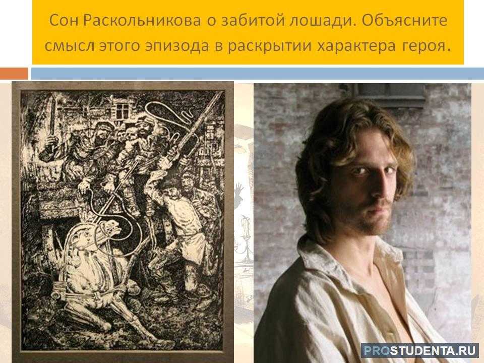 Сон раскольникова о лошади – анализ