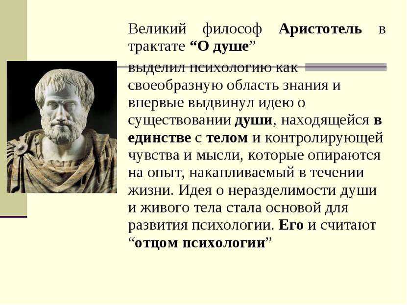 Аристотель о душе; учение аристотеля о душе, трактат или функции души по аристотелю: как философ решал проблему души и тела