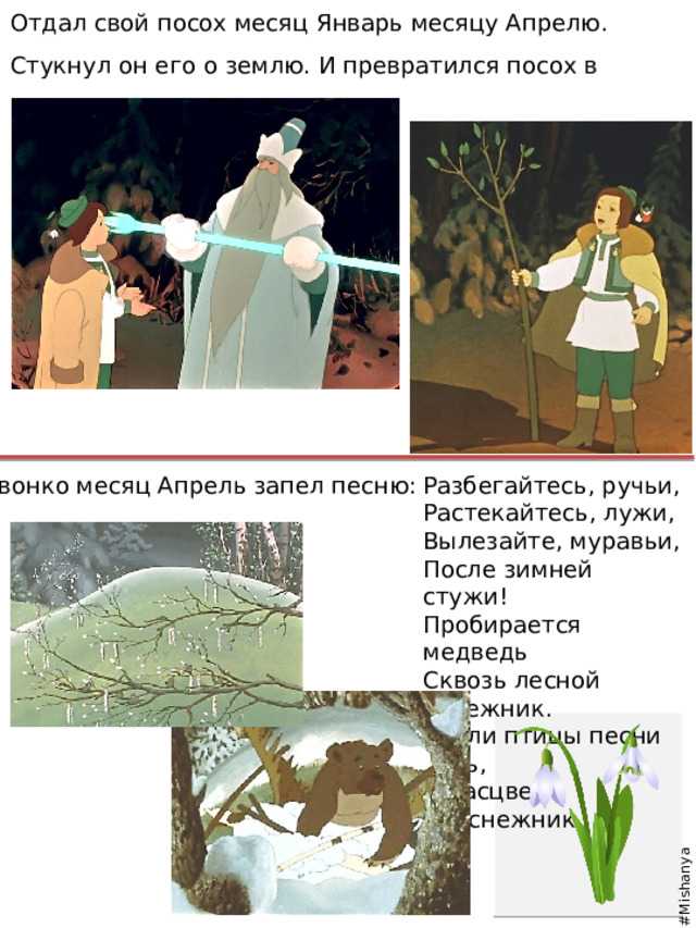 «двенадцать месяцев» краткое содержание сказки маршака – читать пересказ онлайн
