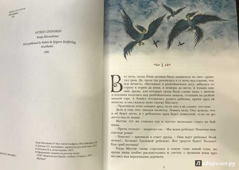 Линдгрен «рони, дочь разбойника» читательский дневник: краткое содержание, главные герои, главная мысль.