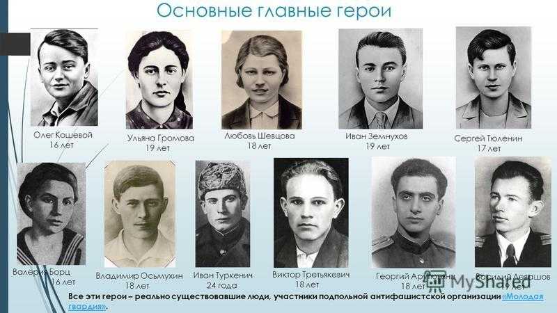 Фадеев «молодая гвардия» краткое содержание романа