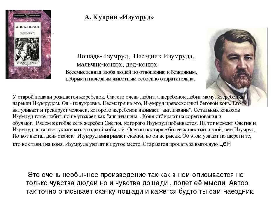 Характеристики главных героев ю-ю, куприн. их образы и описание