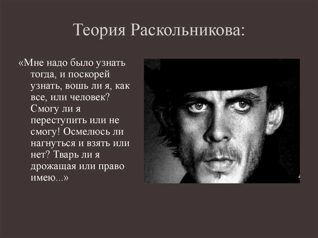 Сочинение: крах теории раскольникова в романе «преступление и наказание» (ф.м. достоевский)