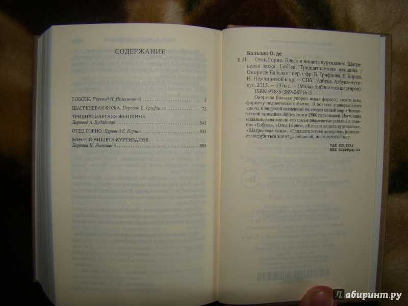 Краткое содержание романа «отец горио» бальзака о.