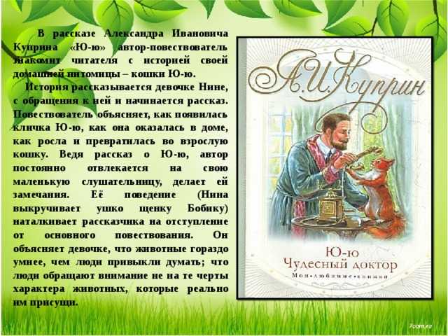 Краткое содержание ю-ю, куприн читать или смотреть видео