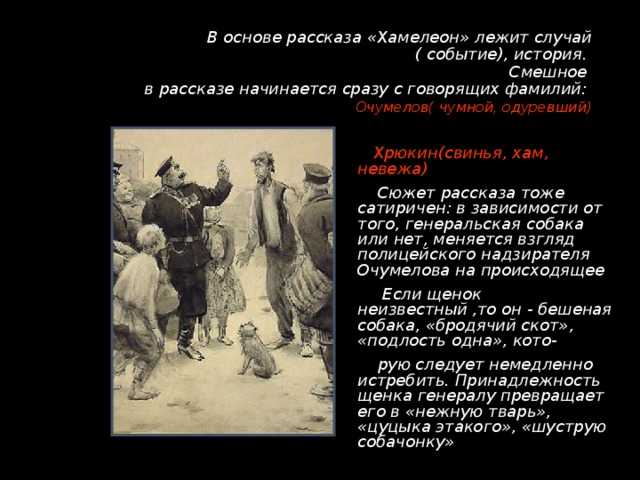 Чехов «хамелеон» распечатать текст полностью